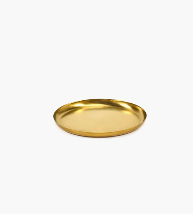 SERAX Edelstahltablett S Gold by Bea Mombers