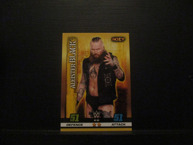 Aleister Black - NXT Slam Attax 10th Edition Original Trading Card #182