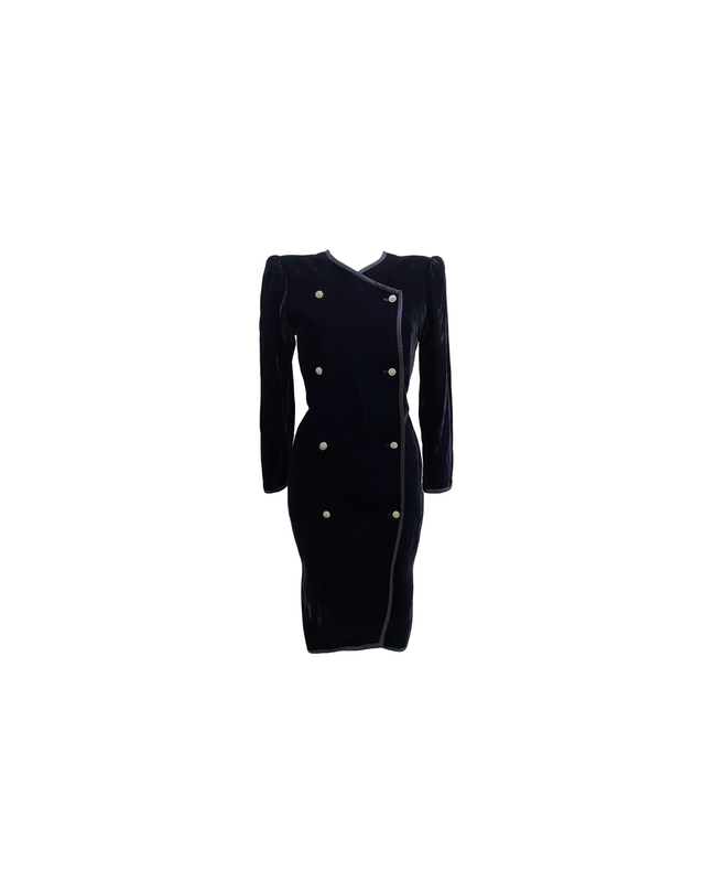 Yves Saint Laurent FW1984 - Robe manteau 
