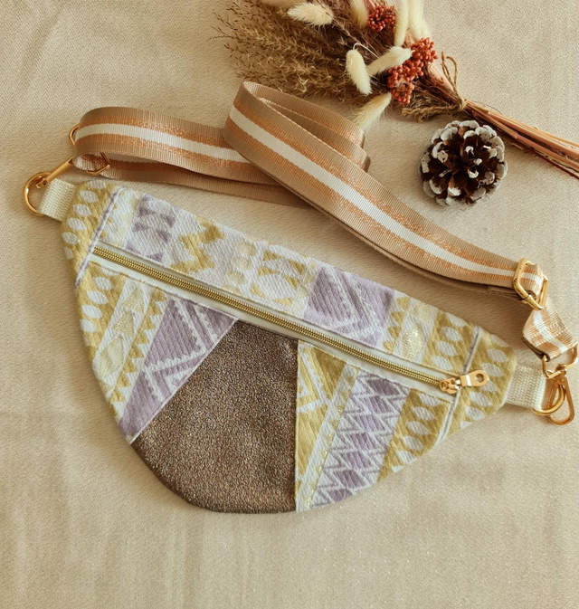 Banane jacquard violette