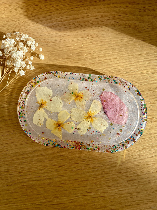 Vide poche - pavot de Californie et coquelicot