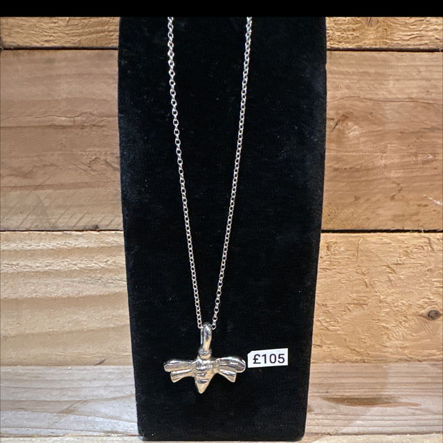 Silver Bee Necklace 
