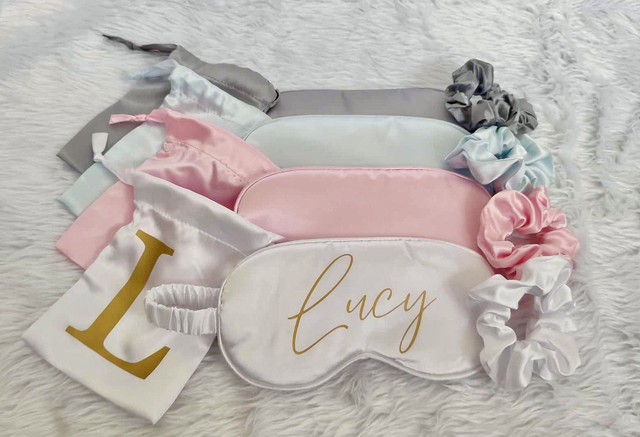 Eye Mask &amp; Hair Scrunchie Set