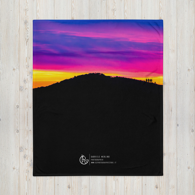 Coperta invernale sunset serenity