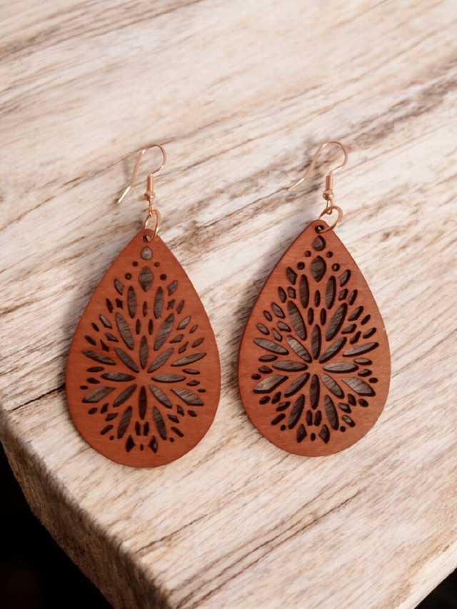 Boucles d’oreilles “Sénégal Desert Bloom”