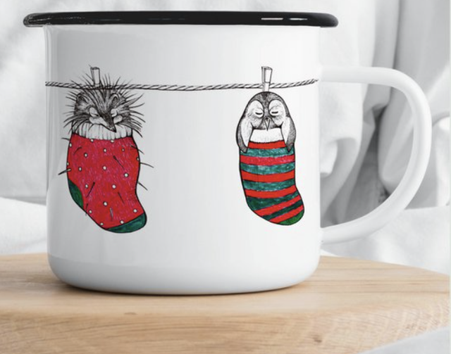 Mug &quot; Les animaux Chaussettes 