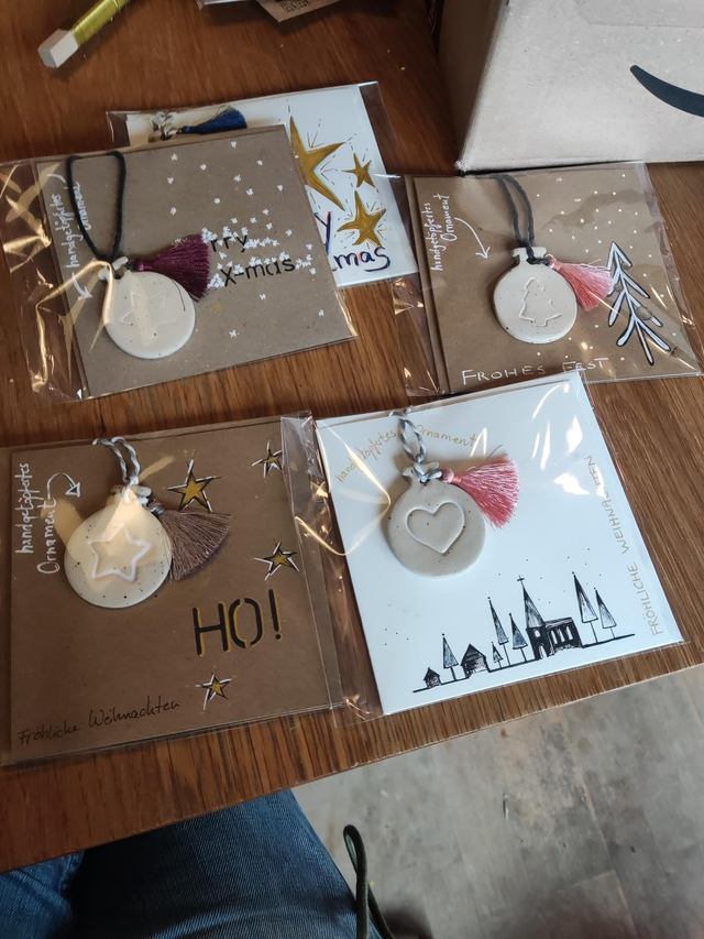 Karte mit Ornamenten