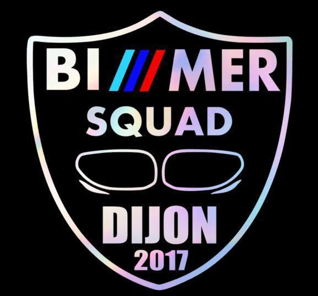 Stickers BIMMER HOLO Néon Mauve 