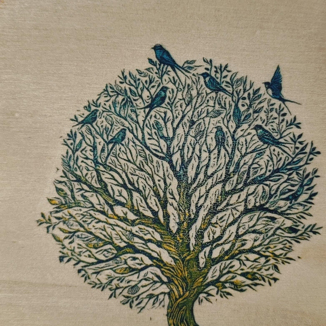 Levensboom met vogels