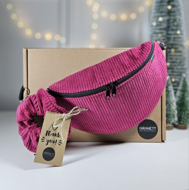 DARK PINK kordbársony szett