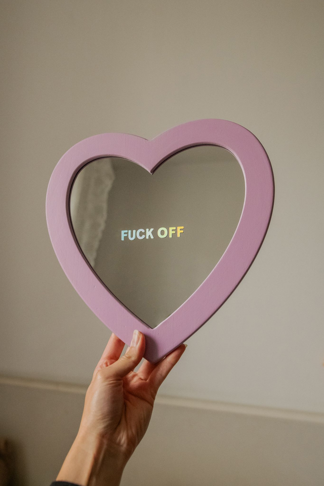 Miroir 'Fuck off' 💖