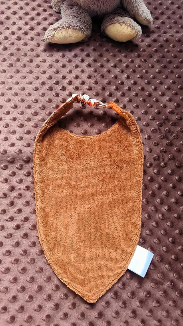 Bavoir renard 6/12 mois