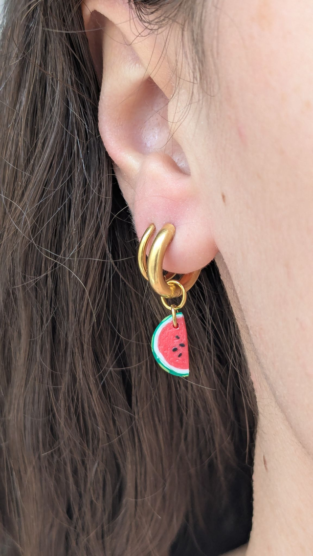 Charm pastèque demi-tranche