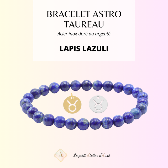 Taureau - Bracelet Astro Lapis Lazuli