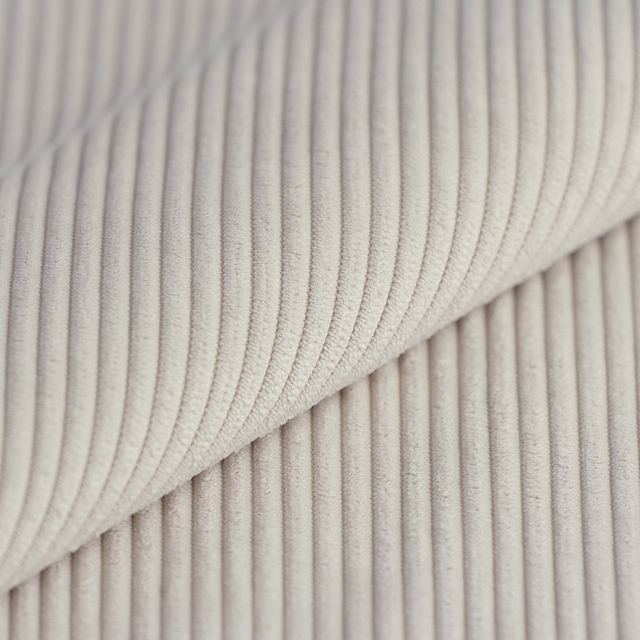 Trousse de toilette en velours côtelé bleu avec détails élégants