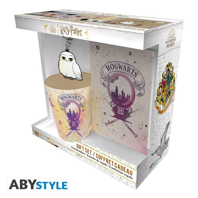Coffret cadeau Poudlard Mug + Porte-clés + Cahier - Harry Potter