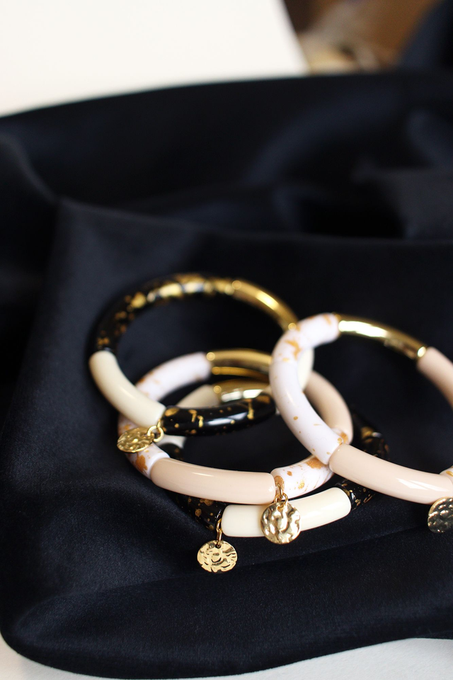 Joy - Éclat blanc et or