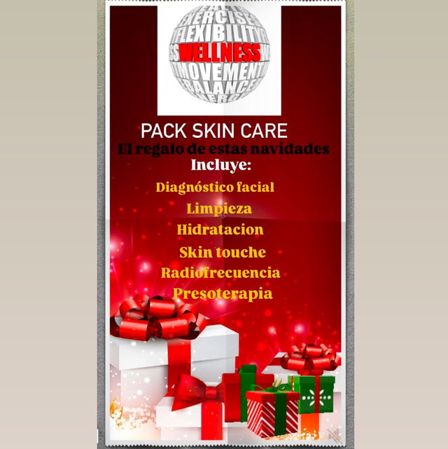 Pack skin care