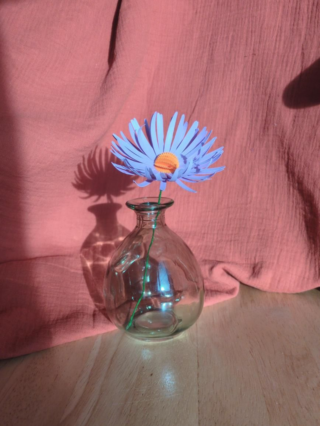 Soliflore boule teinté vert clair