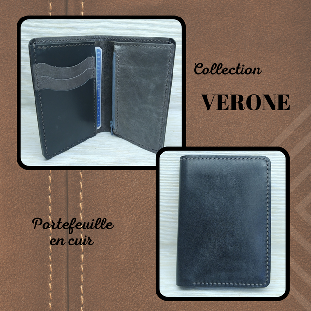 VERONE portefeuille - Anthracite