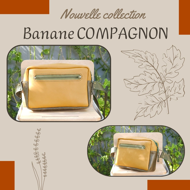 Sacoche Banane Compagnon - Moutarde
