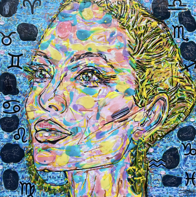 Zodiac - 100x100cm - 2025