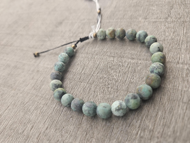 Bracelet homme turquoise africaine 