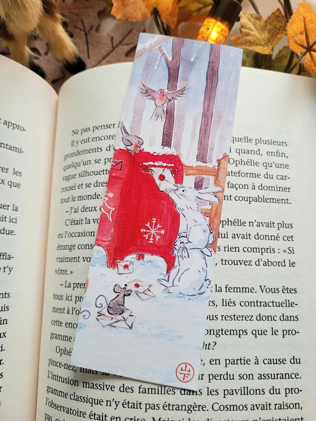 Marque-page lettres au Père Noël