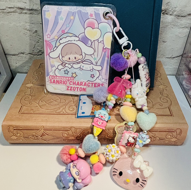 Cute Sanrio themed inspired beaded bookmark/bag charm