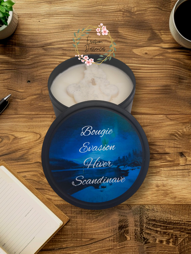 Bougie évasion Hiver Scandinave