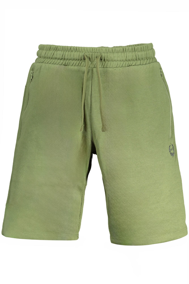 9628GIAN MARCO VENTURI PANTALONE SHORT UOMO VERDE