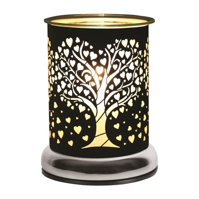 Black Silhouette Heart Tree - Aroma Touch Sensitive Wax Melter 