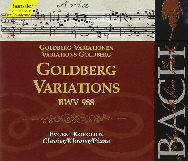 Bach GOLDBERG VARIATIONS BWV988 2CD