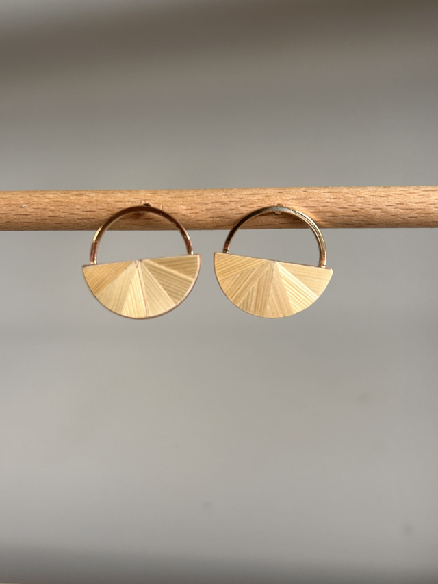 Puces Demi-rond naturel