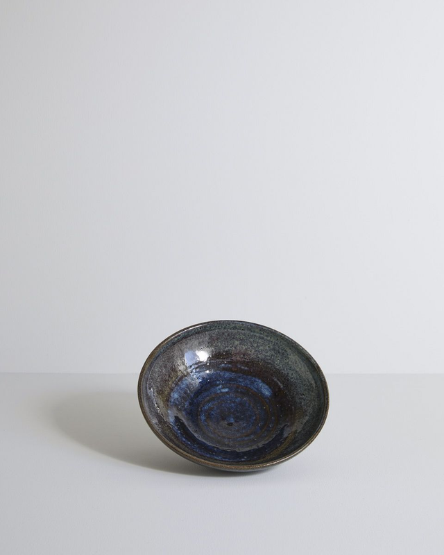 Small bowl in blue mist