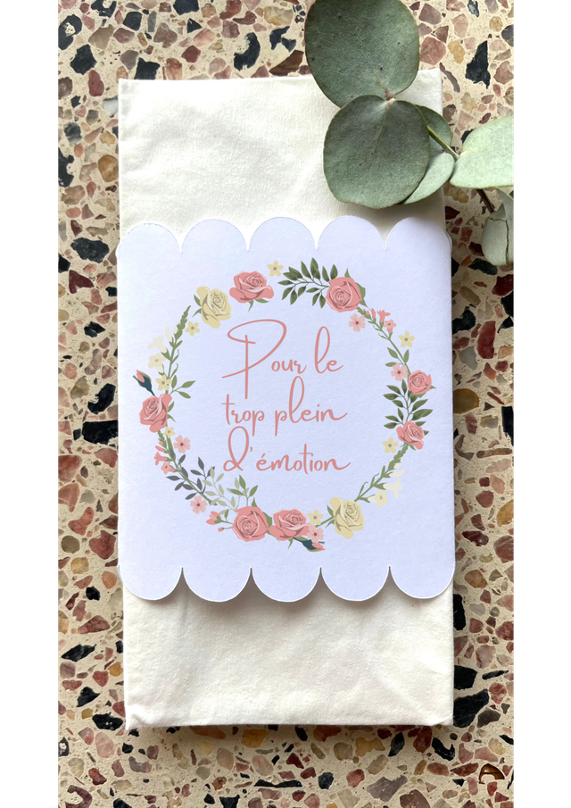 Étui à mouchoir &quot;Juliette&quot; - Personnalisable