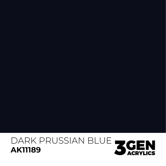 3rd Gen. Acrylics 189 Dark Prussian Blue