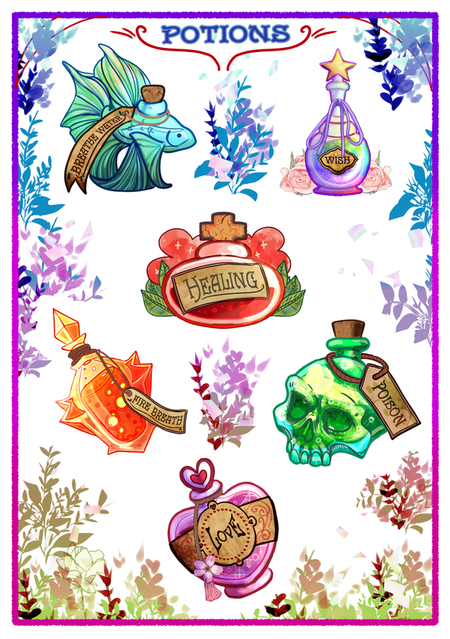 Potion Sticker Sheet
