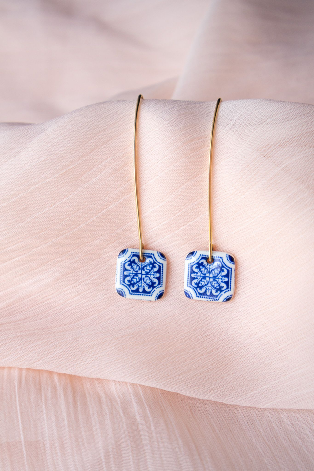 "Santos" Brincos Compridos / Medium Earings