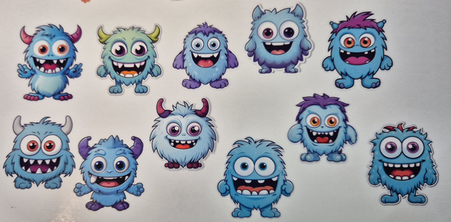 Cute Monsters stickers