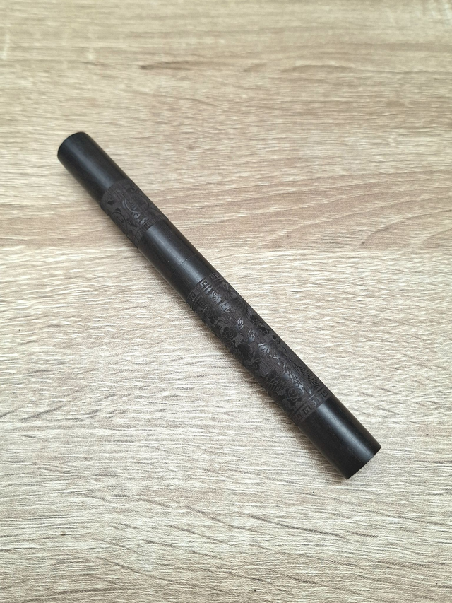 Ebbenhouten RVS Pu-Erh mesje