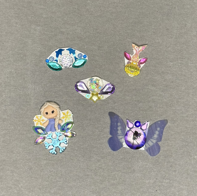 Set blingclusters 5 stuks 