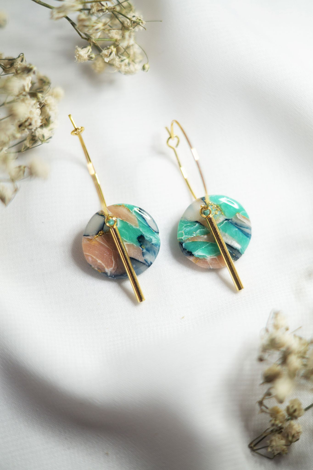 Coloris sakura - Boucles mini Cléopâtre