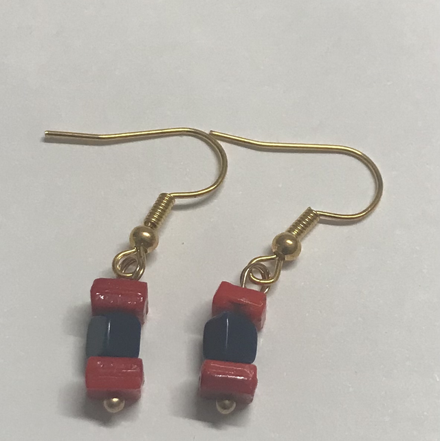 Red Blue Earrings - RBE5923