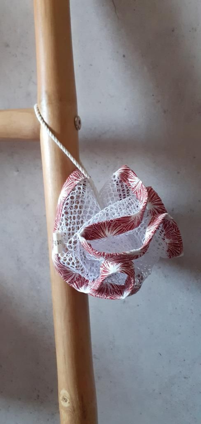 Fleur De Douche Lavable artifice rouge