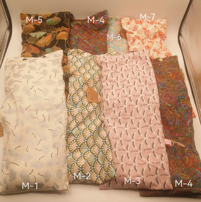 Bouillotte sèche M (coussin + pochette) 