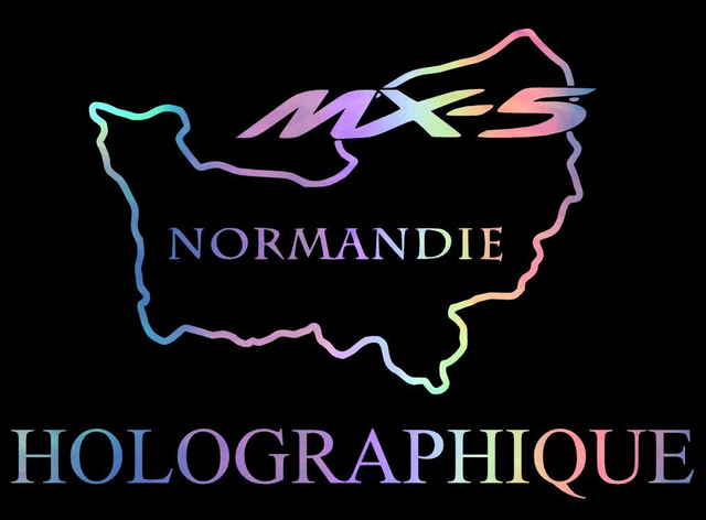 Stickers officiel MX5 HOLOGRAPHIQUE