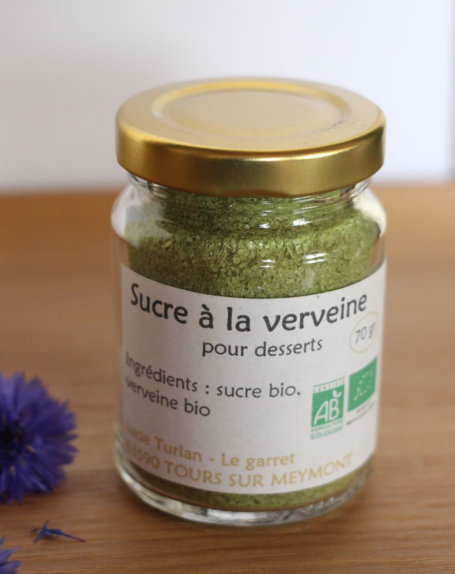 sucre à la verveine