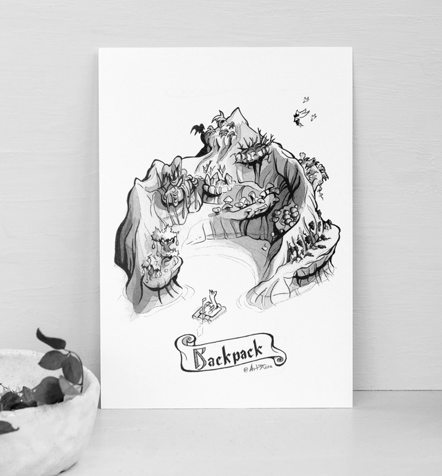 îles fantasy - L'aventure du Lama - Illustrations à l'unité