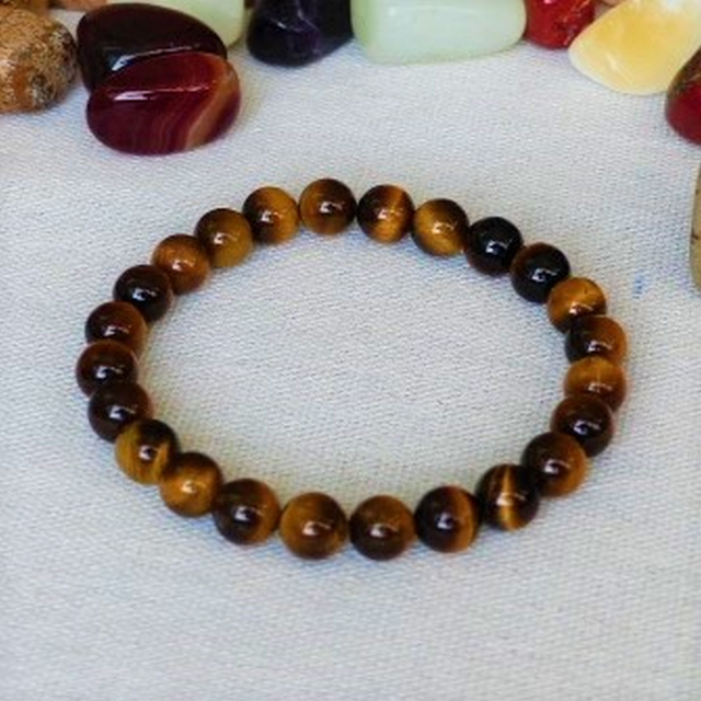 Bracelet Oeil de Tigre 8 mm